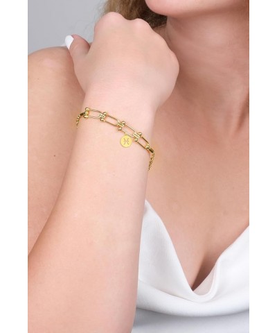 Dainty Solid 10k Gold Zodiac Charm with Jump Ring Taurus $34.79 Bracelets