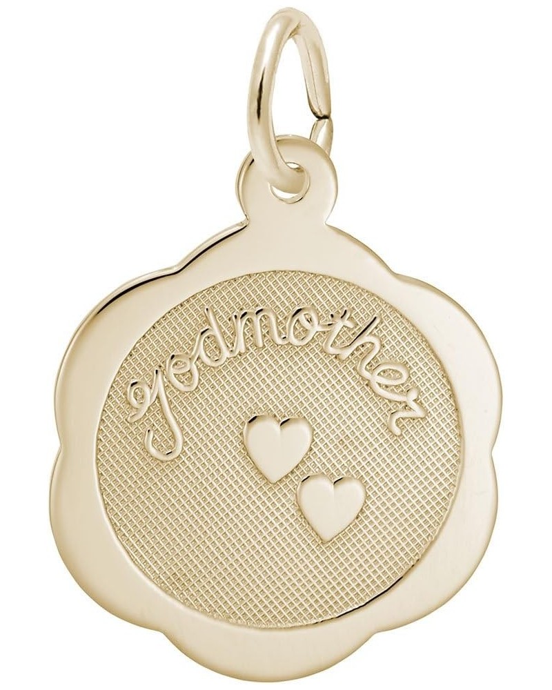 Godmother Charm, Charms for Bracelets and Necklaces Yellow Gold $19.82 Bracelets