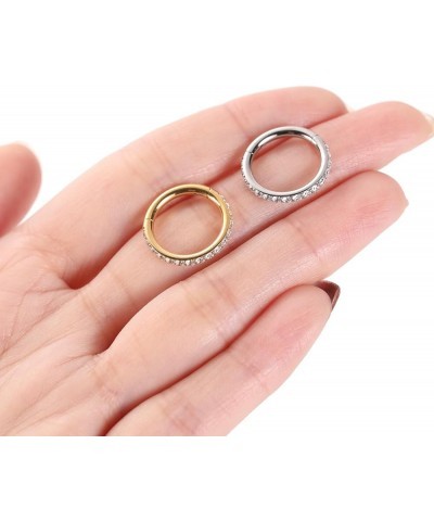 20G 18G 16G 12G Nose Ring Hoop Conch Rook Daith Helix Tragus Piercing Jewelry 316L Surgical Steel Cartilage Earring Conch Hoo...