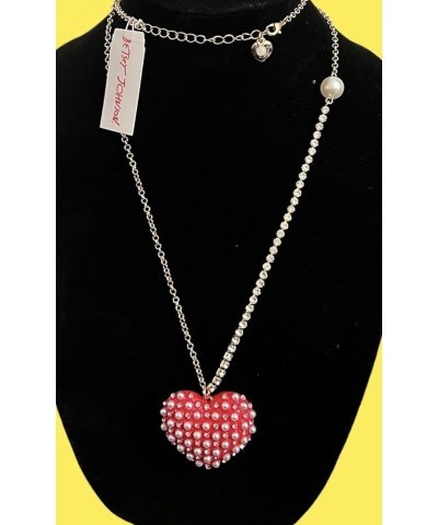 Heart Necklace Red $33.63 Necklaces