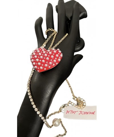 Heart Necklace Red $33.63 Necklaces