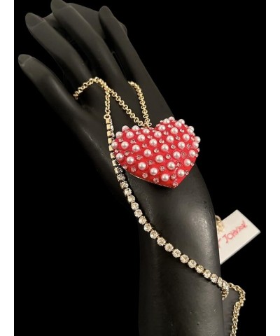 Heart Necklace Red $33.63 Necklaces