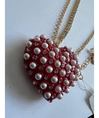 Heart Necklace Red $33.63 Necklaces