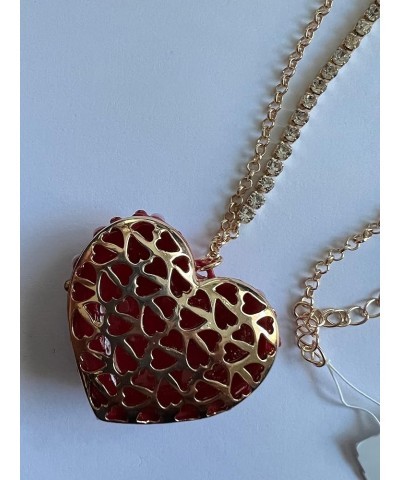 Heart Necklace Red $33.63 Necklaces