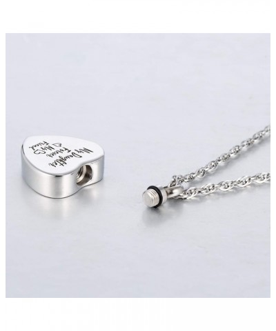 Forever My Friend Urn Necklace for Ashes Cremation Jewelry Fillable Necklace Stainless Steel Memorial Necklace Daughter $9.87...