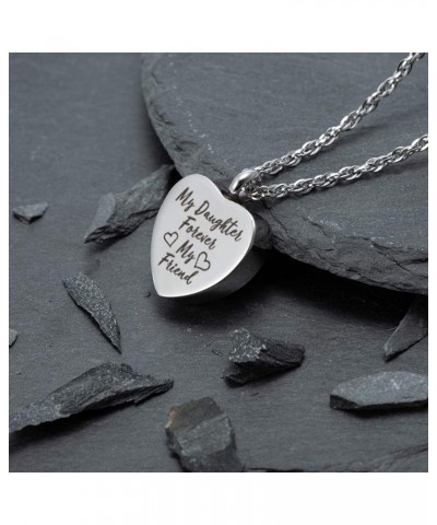 Forever My Friend Urn Necklace for Ashes Cremation Jewelry Fillable Necklace Stainless Steel Memorial Necklace Daughter $9.87...