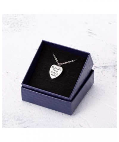 Forever My Friend Urn Necklace for Ashes Cremation Jewelry Fillable Necklace Stainless Steel Memorial Necklace Daughter $9.87...