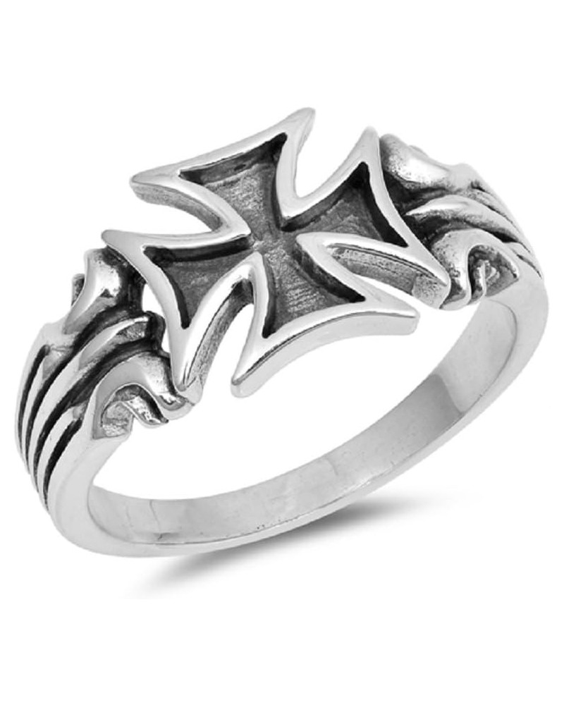 925 Sterling Silver Independent Cross Ring $12.25 Rings