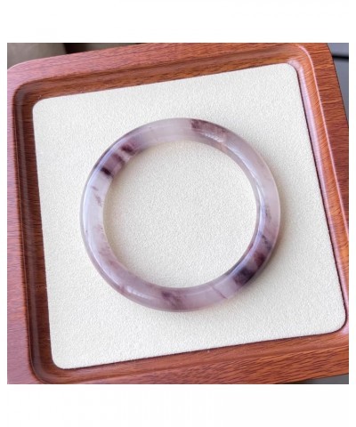 Natural Feng Shui Purple Jade Bangle Bracelet for Women Genuine Fashionable Safe and Auspicious Fit 58-62mm $13.92 Bracelets