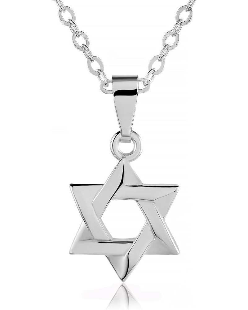 Stylish Star of David Necklace | Israel Map Necklace | Mezuzah Necklace | Jewish Necklace | Available in 14K Gold-Filled or S...