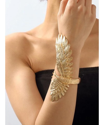 Gold Silver Plating Punk Eagle Bracelet Women Girls Fashion Jewelry Party Gift gold $11.16 Bracelets