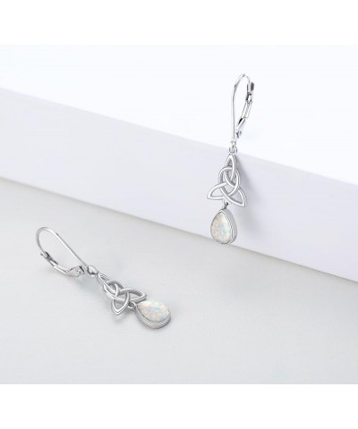 Moonstone Earrings 925 Sterling Silver Moonstone Drop Dangle Earrings, Moonstone Small Hoop Earrings Square Huggie Earrings J...