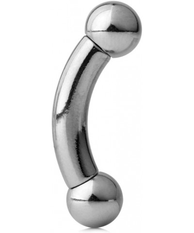 316L Surgical Steel Internally Threaded Bent Curved Barbell 2G 4G 6G 8G 6G Length: 1/2" (12mm) $10.79 Body Jewelry