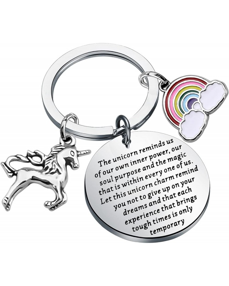 Unicorn Keychain Unicorn Gift The Unicorn Reminds Us Our Own Inner Power Inspirational Gift Unicorn Remind Us $9.82 Necklaces