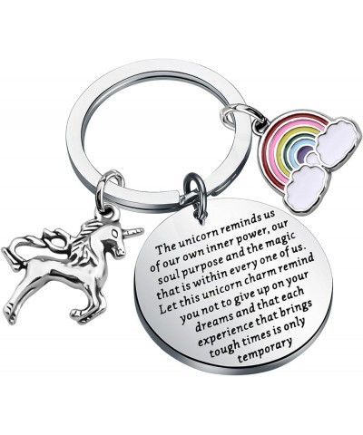 Unicorn Keychain Unicorn Gift The Unicorn Reminds Us Our Own Inner Power Inspirational Gift Unicorn Remind Us $9.82 Necklaces