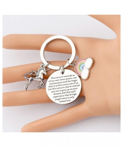 Unicorn Keychain Unicorn Gift The Unicorn Reminds Us Our Own Inner Power Inspirational Gift Unicorn Remind Us $9.82 Necklaces