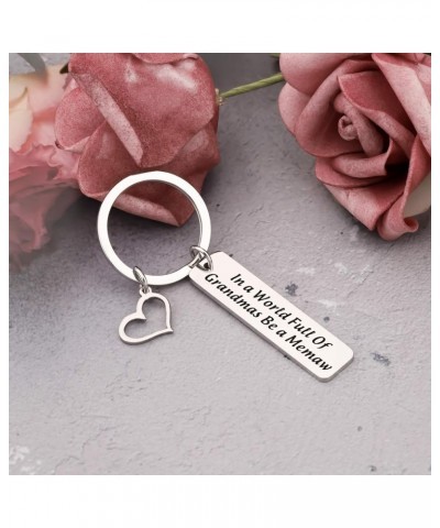 Grandma Gift in A World Full of Grandmas Be a Memaw Gigi Mimi Yaya Nana Appreciation Gift Ks-be a Memaw $10.82 Pendants