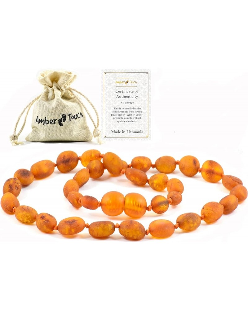 RAW Baltic Amber Necklace - Natural Amber from Baltic Region, Genuine Amber (13in.) H $9.66 Necklaces