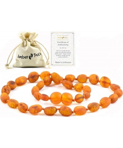 RAW Baltic Amber Necklace - Natural Amber from Baltic Region, Genuine Amber (13in.) H $9.66 Necklaces