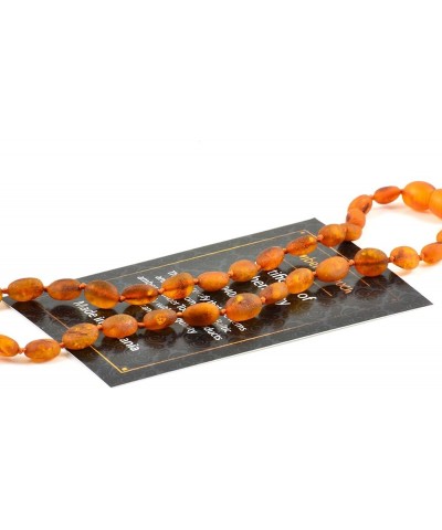 RAW Baltic Amber Necklace - Natural Amber from Baltic Region, Genuine Amber (13in.) H $9.66 Necklaces