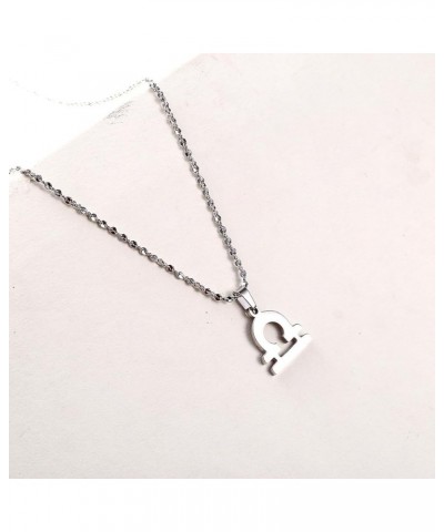 Stainless Steel Zodiac Star Sign Astrology Necklace Birthday Gift for Her Libra $6.62 Necklaces