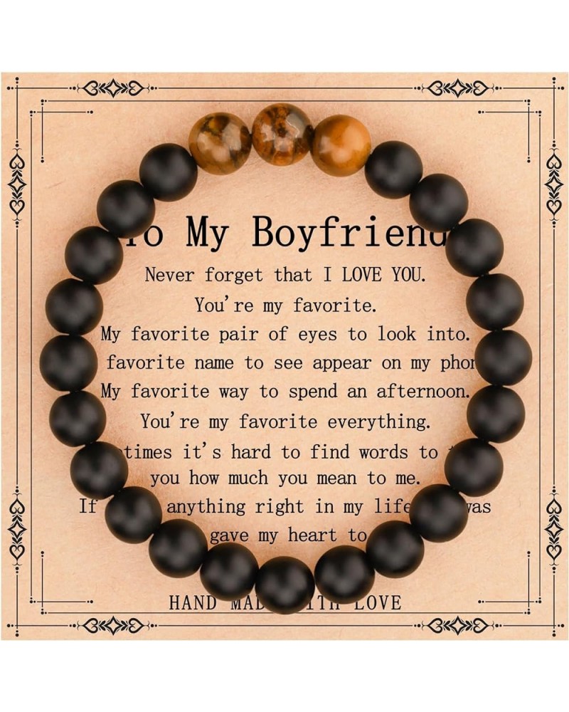 Birthday Gifts for Men Him,Bracelet for Men,Idea for Men, Husband, Boyfriend, Dad, Son, Brother and Nephew X $7.54 Bracelets