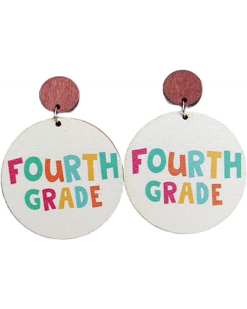 2023 Back to School Teacher Stud Drop Dangle Acrylic Earrings for Women Girls Colorful First Day of School Earrings for Stude...