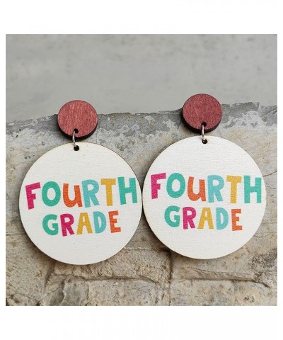 2023 Back to School Teacher Stud Drop Dangle Acrylic Earrings for Women Girls Colorful First Day of School Earrings for Stude...