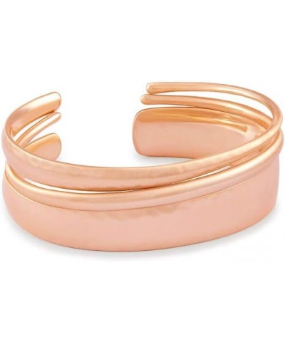 Tiana Cuff Bracelet Set Of 3 ROSE GOLD - ROSE GOLD METAL $29.40 Bracelets