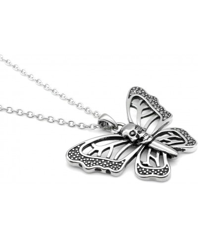 Skull Butterfly Necklace $19.92 Necklaces