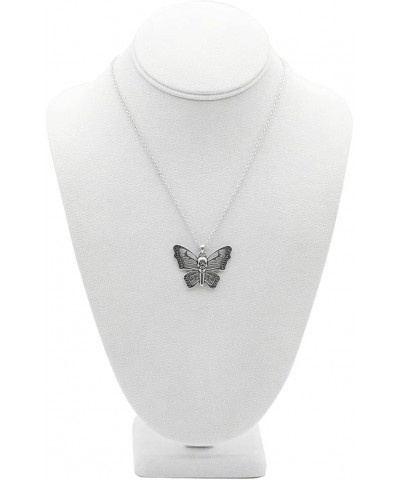 Skull Butterfly Necklace $19.92 Necklaces