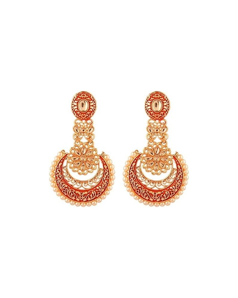 Indian Oxidized Jewelry Boho Vintage Layered Jhumka Jhumki Tassel Dangle Statement Earrings for Women Style 11 $13.67 Earrings