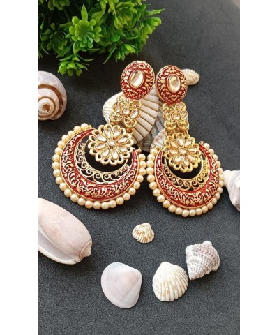 Indian Oxidized Jewelry Boho Vintage Layered Jhumka Jhumki Tassel Dangle Statement Earrings for Women Style 11 $13.67 Earrings