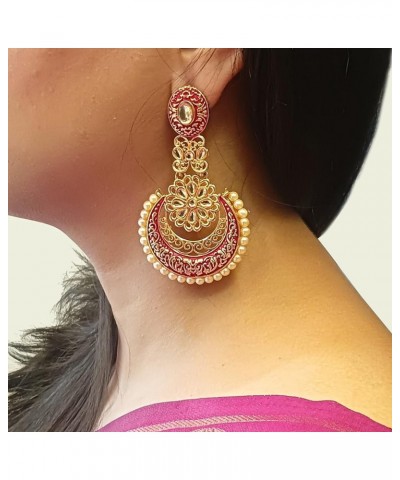 Indian Oxidized Jewelry Boho Vintage Layered Jhumka Jhumki Tassel Dangle Statement Earrings for Women Style 11 $13.67 Earrings