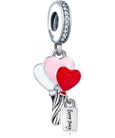 Heart and Lock Married Couple 925 Sterling Silver Charms for Bracelets Silver Love Pendant Sister Friends Beads for Bracelets...