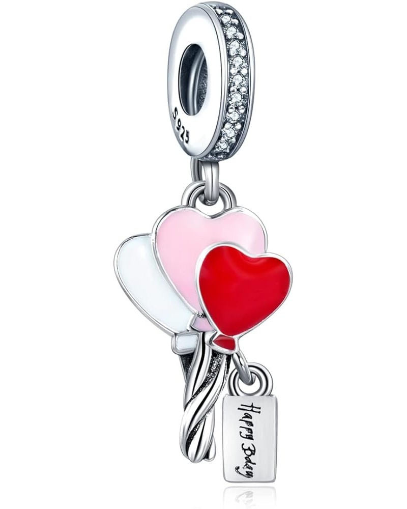 Heart and Lock Married Couple 925 Sterling Silver Charms for Bracelets Silver Love Pendant Sister Friends Beads for Bracelets...