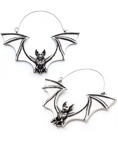 20GA Flying Vampire Bat Plug Hoop Earrings, Sold as a Pair $9.63 Body Jewelry