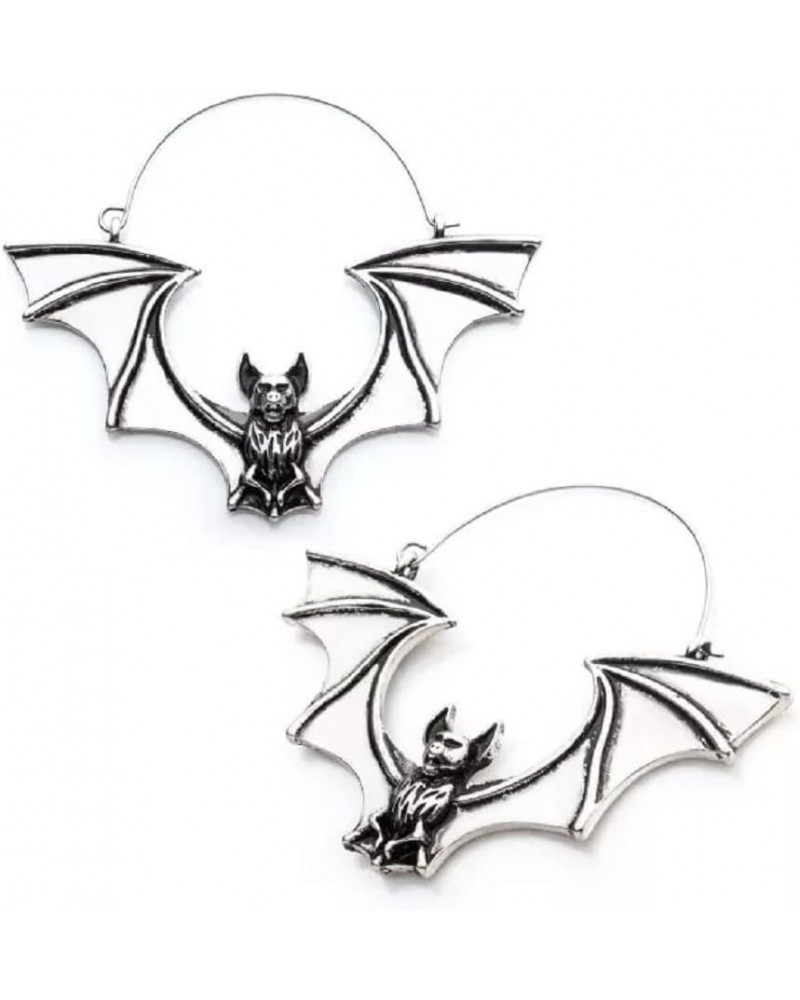 20GA Flying Vampire Bat Plug Hoop Earrings, Sold as a Pair $9.63 Body Jewelry