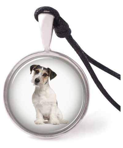 Terrier Dog Breeds Necklace Pendants Pewter Silver Jack Russell Terrier $7.50 Necklaces