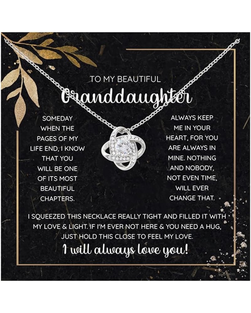 To My Granddaughter Necklace, Granddaughter Necklace From Grandparents, Gifts For Granddaughter Necklace, Birthday Gift For G...