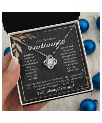 To My Granddaughter Necklace, Granddaughter Necklace From Grandparents, Gifts For Granddaughter Necklace, Birthday Gift For G...