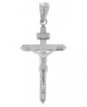 .925 Sterling Silver Catholic Jesus Christ on INRI Cross Crucifix Pendant Charm (1.6") $10.75 Pendants