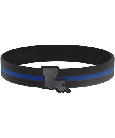 Thin Blue Line State Bracelets 7.0 Inches Lousiana $8.05 Bracelets