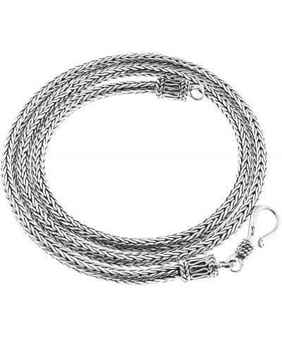 3mm Tulang Naga Bali Handmade Snake Chain 925 Sterling Silver Necklace 16-30 16.0 Inches $45.21 Necklaces