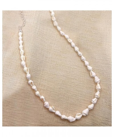 Natural White Conch Shell Necklace With Long Gold Adjustable Extender Chain for Beach/Holiday/Festival/Coslpay/Summer/Dainty ...