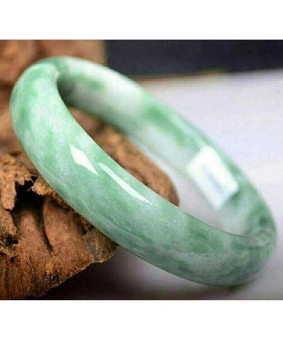 Natural green hard body handmade jade bracelet for women Diameter 2.44in $8.54 Bracelets