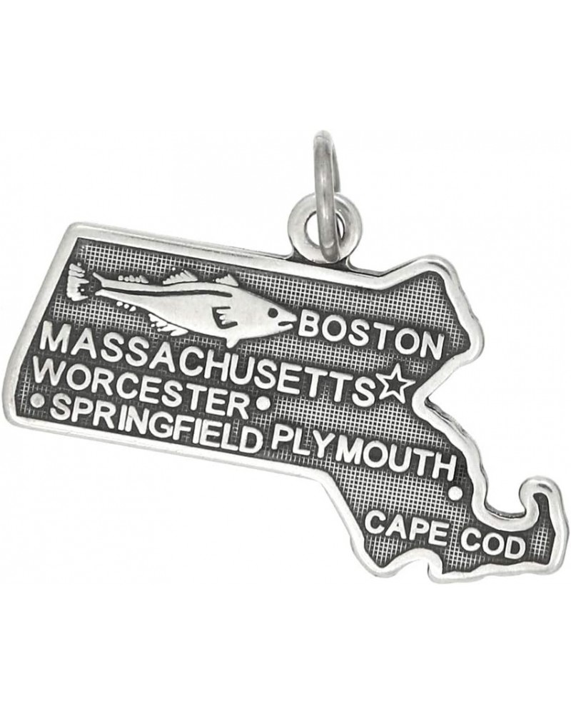 Sterling Silver Massachusetts State Charm $11.62 Bracelets