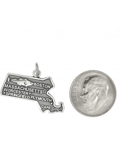 Sterling Silver Massachusetts State Charm $11.62 Bracelets