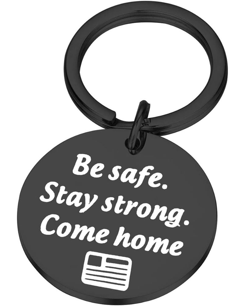 Deployment Gift Military Gift Air Force Gift Be Safe Stay Strong Come Home Stay Strong Black $10.58 Pendants