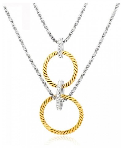 Luxury Cable Wire Design Linked Chain Necklace Women Fashion Jewelry Drop Heart Shape Unique Present $10.98 Necklaces